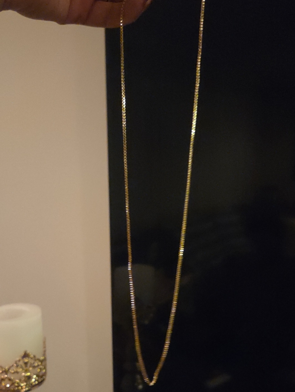 Classic Gold Tone Women’s Chain Necklace - Elegant Everyday Jewelry
